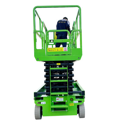 2000kg Mobile Hydraulic Battery Trailer Electric Scissor Lift for Aerial Work Platform
