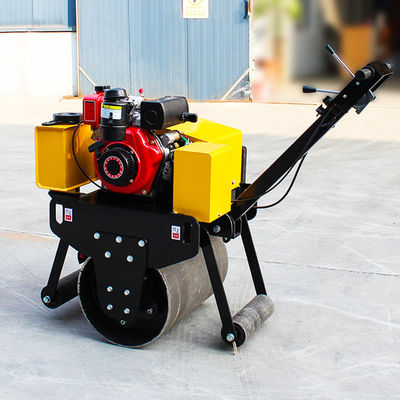Walk Behind Double Single Drum Vibratory Roller Compactor with 70HZ Vibration Frequency