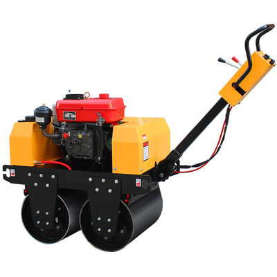 500kg Mini Asphalt Vibratory Road Roller Compactor Machine for Walk Behind Double Drum
