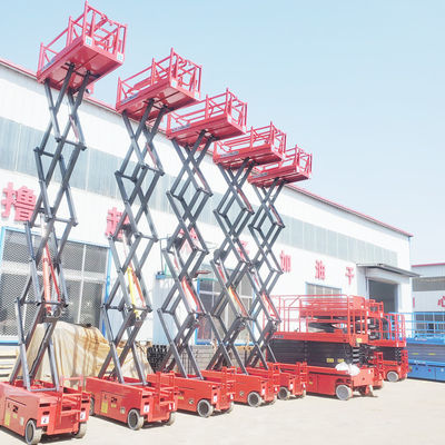 8m Self Propelled Aerial Work Platform with Battery Power and 48V/4.5kw Lifting Power