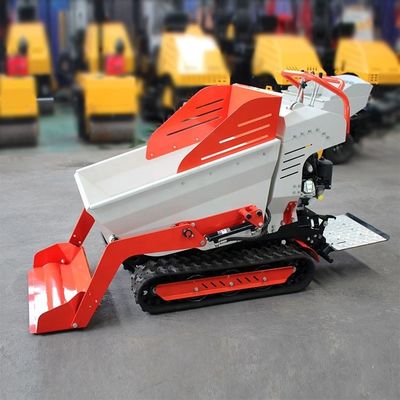 High Operating Efficiency Ton Crawler Mini Rubber Vibration Diesel Dumper Self Loading
