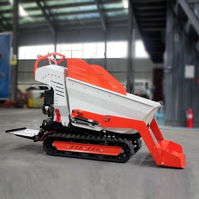 High Operating Efficiency Ton Crawler Mini Rubber Vibration Diesel Dumper Self Loading