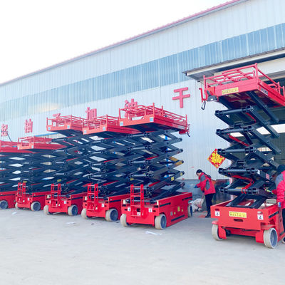 900mm Extension Mobile Electric Scissor Lift Platform for Loder Weight of 2000kg in Work