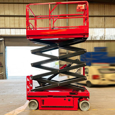 900mm Extension Mobile Electric Scissor Lift Platform for Loder Weight of 2000kg in Work
