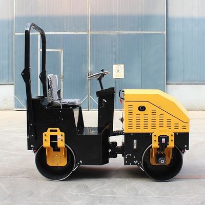 Double Drum Vibratory Roller 1 Ton Compactor for Soil Compaction in Manufacturing Plant