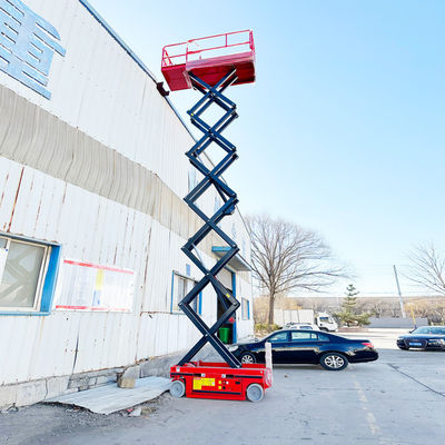 320kg Rated Loading Capacity Tracked Driven Crawler Scissor Lift for Rough Terrain