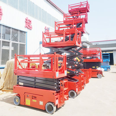 320kg Rated Loading Capacity Tracked Driven Crawler Scissor Lift for Rough Terrain