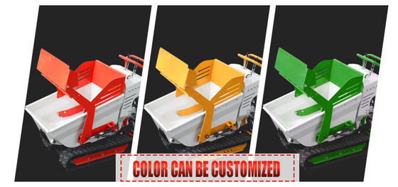800kg Load Capacity Rubber Track Truck Mini Front Loader with Gasoline Engine Powered
