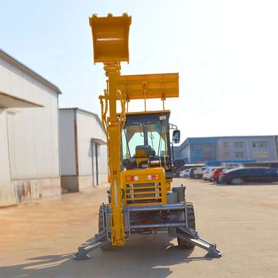 Energy Mining Mini Towing Excavator with Retro Style and Towing Capability