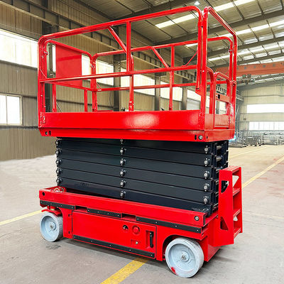 Mid Rise 4m Portable Small Scissor Lift 2400*1170mm with Max Lifting Height of 4m