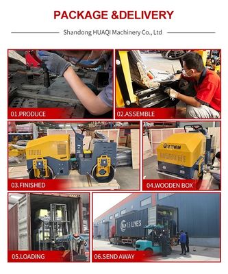 Road Roller Vibratory Compactor with 20KN Exciting Force and 70Hz Vibration Frequency