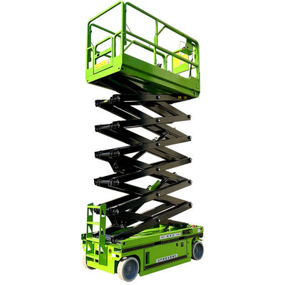 0-34M/MIN Hoisting Speed 4m Hydraulic Self Propelled Mini Scissor Lift with 900mm Platform