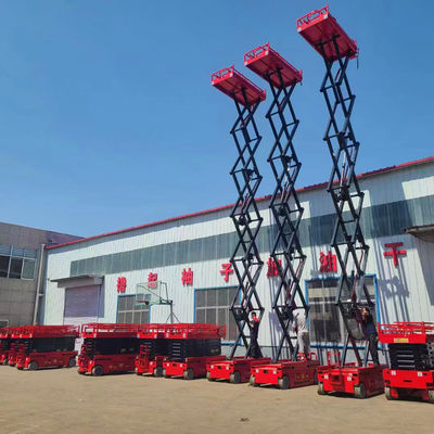 Max Lifting Height 8m Rough Terrain Diesel Engine Multipurpose Scissor Lift Platform
