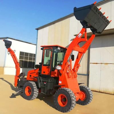 Mini Backhoe Loader WZ10-15 4WD with Low Retail and 3 cbm Bucket Capacity