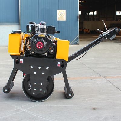 11KW Walk Behind Mini 500Kg Single Drum Hand Asphalt Small Tandem Rollers Compactor
