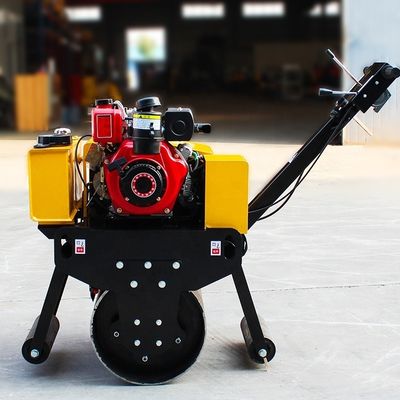 11KW Walk Behind Mini 500Kg Single Drum Hand Asphalt Small Tandem Rollers Compactor