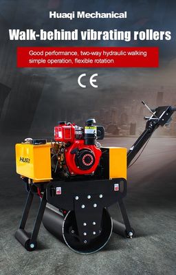 11KW Walk Behind Mini 500Kg Single Drum Hand Asphalt Small Tandem Rollers Compactor