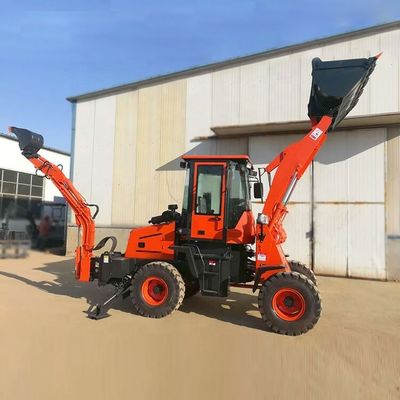 High Operating Efficiency Compact Loader Backhoe with BOXINHUASHENG Hydraulic Valve