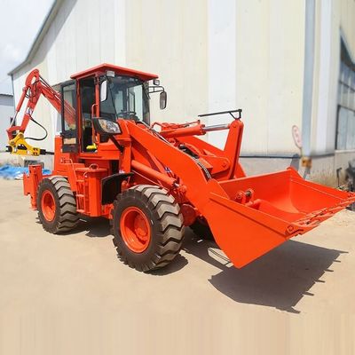 High Operating Efficiency Compact Loader Backhoe with BOXINHUASHENG Hydraulic Valve