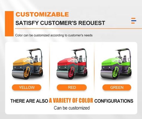 45KN Exciting Force Mini Static Road Roller for Easy Maneuverability and Control
