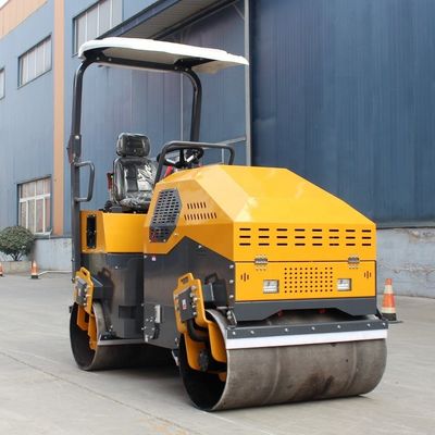 3000kg Twin Drum Mini Road Roller with 70Hz Excitation Frequency and Smooth Operation