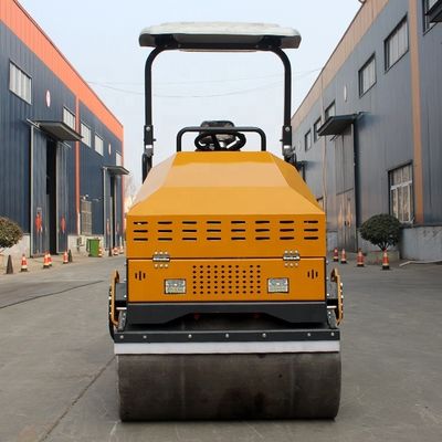 3000kg Twin Drum Mini Road Roller with 70Hz Excitation Frequency and Smooth Operation