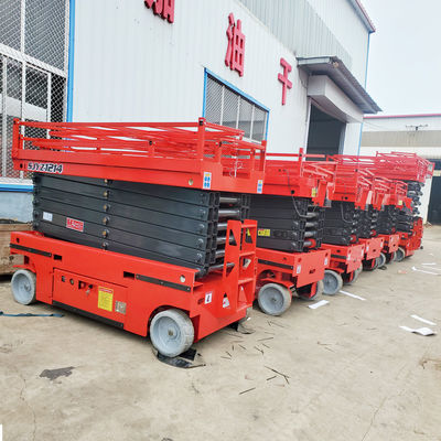 320kg Rated Loading Capacity 12M Double 6M To 14M Trailer Lift Aerial Work Platform