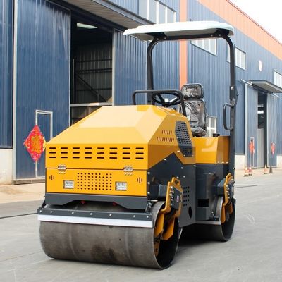 Double Drum Roller 3 Ton Hydraulic Vibratory Road Compactor for Smooth and Compaction