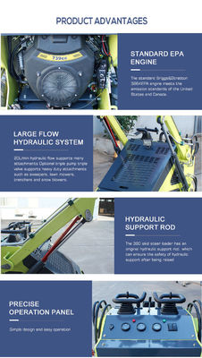 17.1kw Mini Skid Steer Loader The Ideal Solution for Fast and Smooth Operation