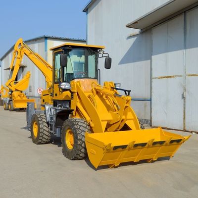 BOXINHUASHENG Hydraulic Pump Loader Backhoe Attachment Front End Loader With Backhoe