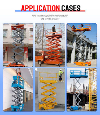 HQ-Lift Full Electric Mobile Folded Platform for Narrow Spaces Max Lifting Height 14m