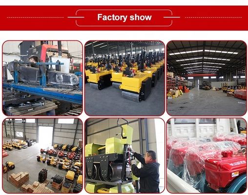 0.5 Ton Mini Road Roller Compactor With EPA Engine Speed 0-4 km/h Forward/Reverse