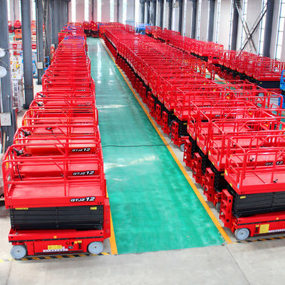 Electric Diesel Man Lift on Tracks with 4m Max Lifting Height and 0-34M/MIN Hoisting Speed