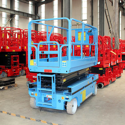 Electric Diesel Man Lift on Tracks with 4m Max Lifting Height and 0-34M/MIN Hoisting Speed