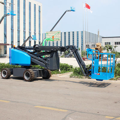 Electric Diesel Man Lift on Tracks with 4m Max Lifting Height and 0-34M/MIN Hoisting Speed