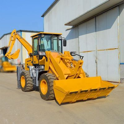 Compact 4x4 Chinese Mini Backhoe Loader with BOXINHUASHENG Hydraulic Pump