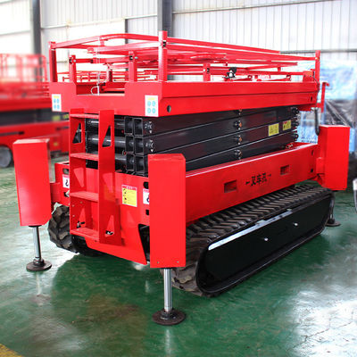 320kg Rated Loading Capacity Electric and Diesel Aerial Platform for Economic Man Lift