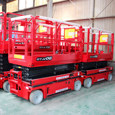 320kg Rated Loading Capacity Electric and Diesel Aerial Platform for Economic Man Lift
