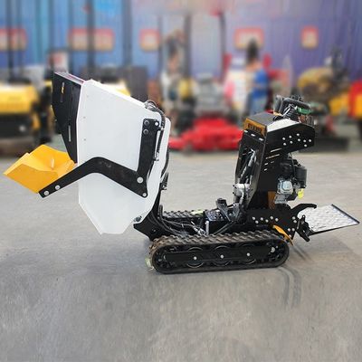 Self-loading Mini Crawler Dumper with 500kg Loader Capacity and 360 kg Machine Weight