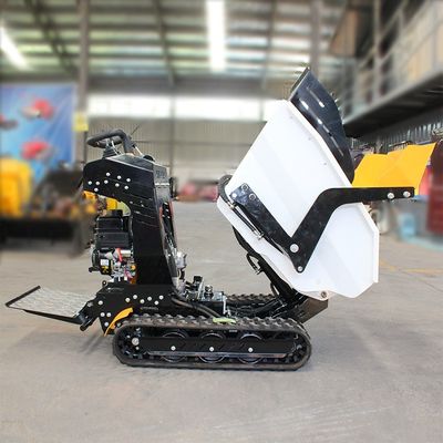 Self-loading Mini Crawler Dumper with 500kg Loader Capacity and 360 kg Machine Weight