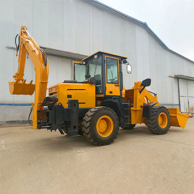 500 mm Min. Turning Radius Backhoe Loader Front Loader And Backhoe And Materials