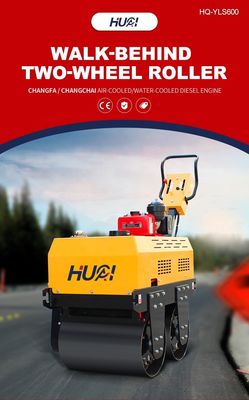 Small Road Roller Vibrator Compactor with 0.5mm Nominal Amplitude and 0-4 km/h Speed