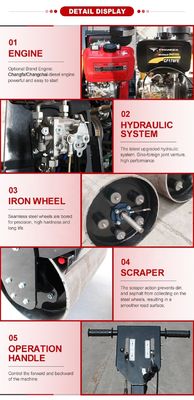 Small Road Roller Vibrator Compactor with 0.5mm Nominal Amplitude and 0-4 km/h Speed