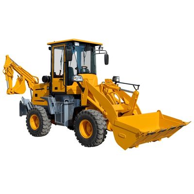 4x4 Mini Backhoe Loader with High Operating Efficiency and BOXINHUASHENG Hydraulic Pump