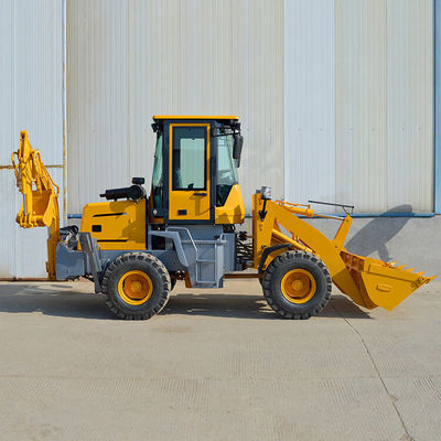 4x4 Mini Backhoe Loader with High Operating Efficiency and BOXINHUASHENG Hydraulic Pump