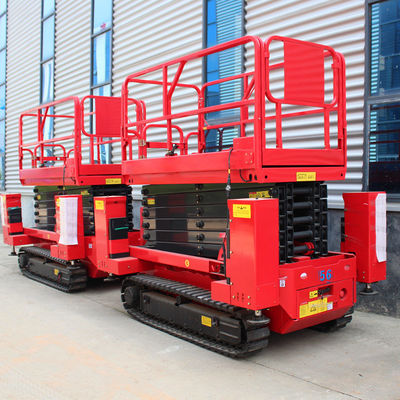 Indoor Electric Hydraulic Scissor Lift Flexible Design for High Operating Efficiency