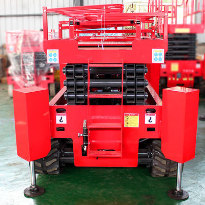 Indoor Electric Hydraulic Scissor Lift Flexible Design for High Operating Efficiency