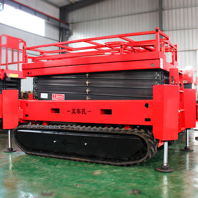 Indoor Electric Hydraulic Scissor Lift Flexible Design for High Operating Efficiency