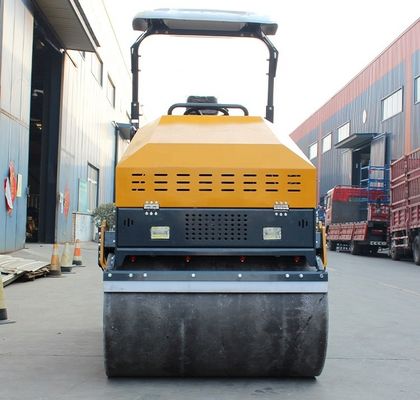 425mm Drum Diameter 3T Double Drum Roller Compactor for Soil Compaction