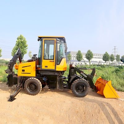 4x4 Attachment Front End Loader With Backhoe Mini Backhoe Loader